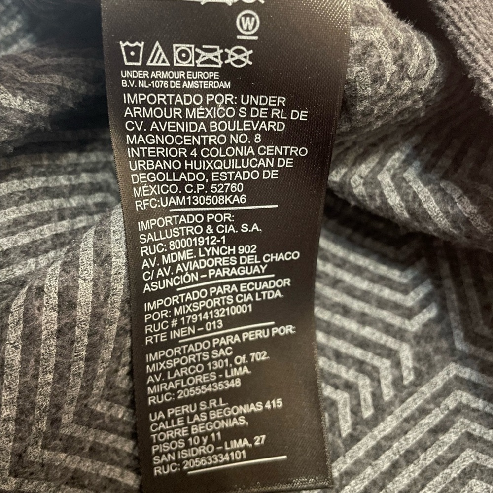 Under Armour Black and Gray Quarter-Zip - Picture 4 of 5